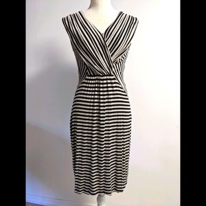 Calvin Klein Sleeveless Striped Knit Dress Size 6